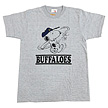 SNOOPY*BUFFALOES　Tシャツ　グレー（オリックス）