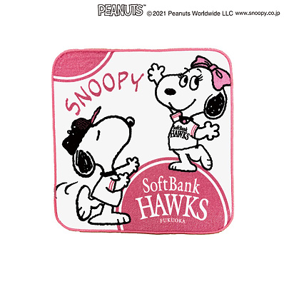 ピンクリボン スヌーピーミニタオル 福岡ソフトバンク Npbオフィシャルオンラインショップ