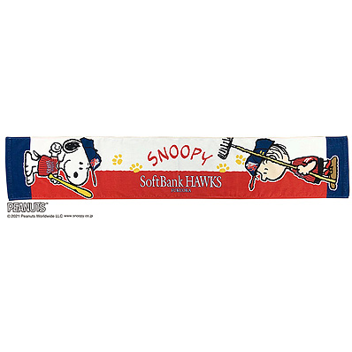 ホークスサードユニ スヌーピータオルマフラー 福岡ソフトバンク Npbオフィシャルオンラインショップ