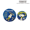 23SNOOPY×FIGHTERS 缶バッジ（2個セット）（北海道日本ハム）