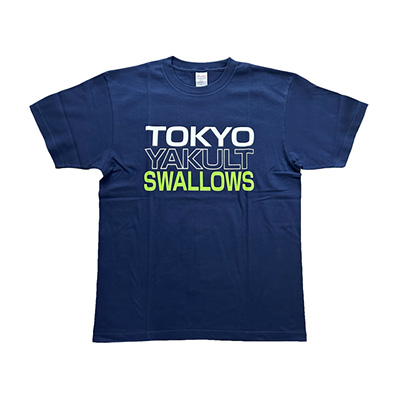 スワローズロゴTシャツ（ネイビー×グリーン）（東京ヤクルト） - NPB