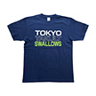 スワローズロゴTシャツ（ネイビー×グリーン）（東京ヤクルト）