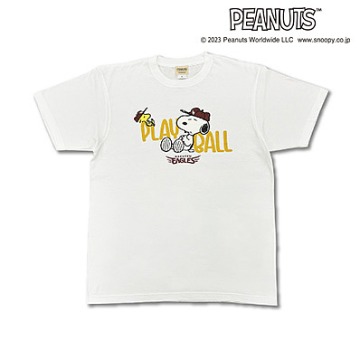 23SNOOPY×EAGLES Tシャツ（ホワイト）（東北楽天） - NPBオフィシャル