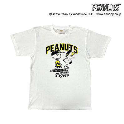 24SNOOPY＊TIGERS Tシャツ（ホワイト）（阪神） - NPBオフィシャルオンラインショップ