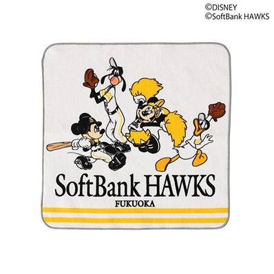 ミッキー ハンドタオルA（福岡ソフトバンク） - NPBオフィシャルオンラインショップ ソフトバンクホークスタオル&amp;巾着()