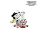 25SNOOPY TIGERS アクリルスタンドキーチェーン（阪神）