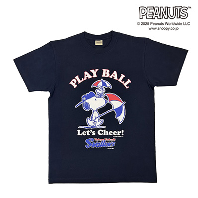 25SNOOPY SWALLOWS Tシャツ（ネイビー）（東京ヤクルト） - NPB