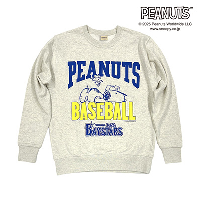 25SNOOPY BAYSTARS トレーナー（オートミール）（横浜DeNA