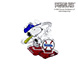 25SNOOPY BAYSTARS アクリルスタンドキーチェーン（横浜DeNA）