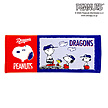25SNOOPY DRAGONS フェイスタオル（中日）