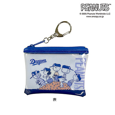 25SNOOPY DRAGONS ジッパークリアポーチ（中日） - NPB