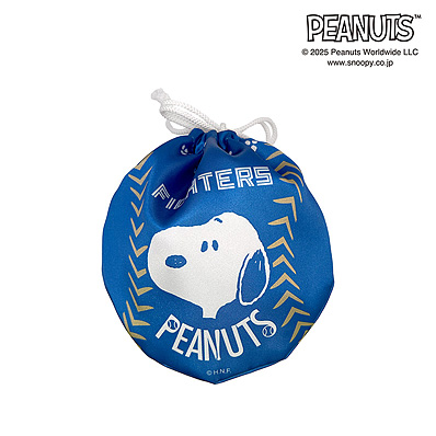 ハムまる様S 25SNOOPY FIGHTERS まんまる巾着（北海道日本ハム） - NPB