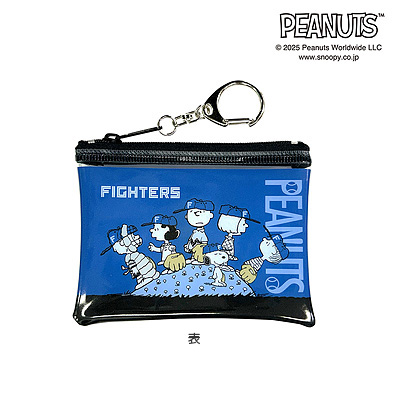 25SNOOPY FIGHTERS ジッパークリアポーチ（北海道日本ハム） - NPB