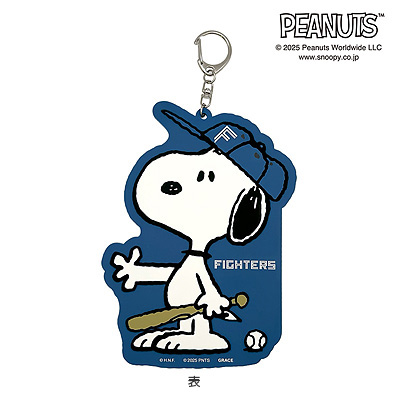 25SNOOPY FIGHTERS ダイカットパスケース（北海道日本ハム