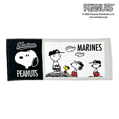 25SNOOPY MARINES フェイスタオル（千葉ロッテ） - NPBオフィシャル