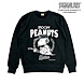 25SNOOPY MARINES トレーナー（ブラック）（千葉ロッテ）