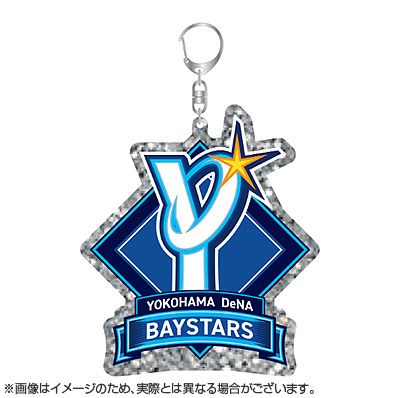 25 ロゴラメアクリルキーホルダー（Yロゴ）（横浜DeNA） - NPB
