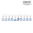 26 SNOOPY BAYSTARS シークレットファスナーチャーム（横浜DeNA）