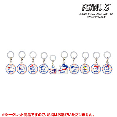 26 SNOOPY DRAGONS シークレットファスナーチャーム（中日） - NPB