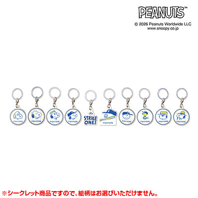 26 SNOOPY FIGHTERS シークレットファスナーチャーム（北海道日本ハム