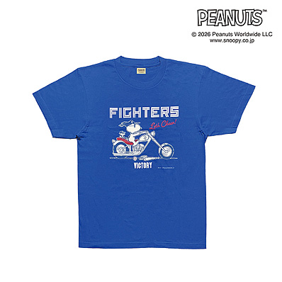 26 SNOOPY FIGHTERS Tシャツ（ブルー）（北海道日本ハム） - NPB