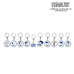26 SNOOPY LIONS シークレットファスナーチャーム（埼玉西武）