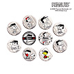 26 SNOOPY MARINES シークレット缶バッジ（千葉ロッテ）