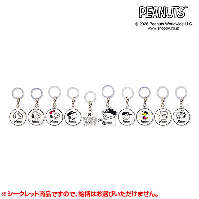 26 SNOOPY MARINES シークレットファスナーチャーム（千葉ロッテ