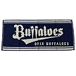 Buffaloesロゴジャガードフェイスタオル ネイビーver2（オリックス）