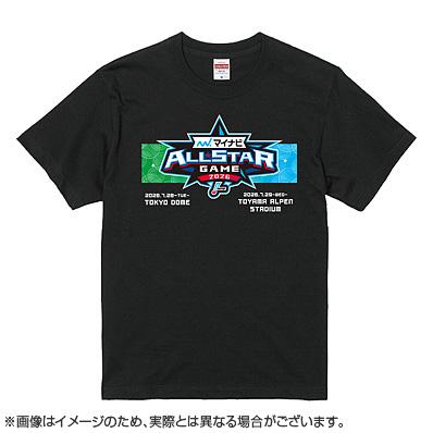 マイナビオールスターゲーム2026 大会ロゴTシャツ（ブラック） - NPB