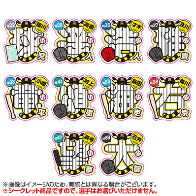 26 シークレット アクリルネームバッジ(阪神) - NPBオフィシャル