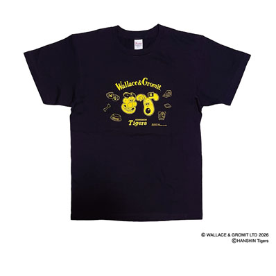 ウォレスとグルミット Tシャツ（ブラック）（阪神） - NPBオフィシャル