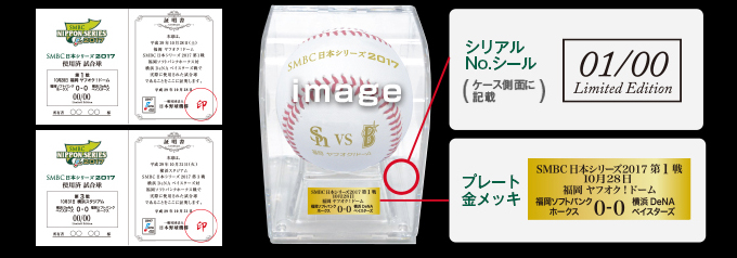 SMBC日本シリーズ2017　使用済み試合球