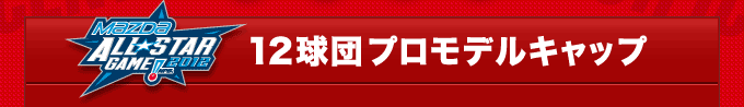 12球団プロモデルキャップ