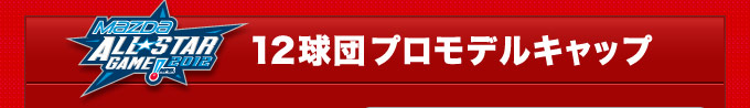12球団プロモデルキャップ