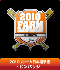 2010ファーム日本選手権　ピンバッジ