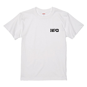 NPBオリジナル ロゴTシャツ(ホワイト)