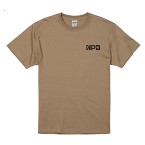 NPBオリジナル ロゴTシャツ(サンドカーキ)