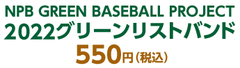 グリーンリストバンド550円