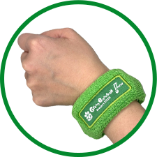 グリーンリストバンド