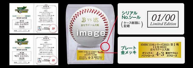 野球新品★2019SMBC日本シリーズ試合球パリーグセリーグ本拠地ケース付きセット